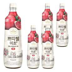 CJ petitzel 美酢石榴果醋, 900ml, 5瓶