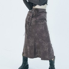 낫유어로즈 Pocket long skirt