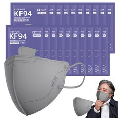 리벤스 에버퓨어 새부리형 황사방역마스크 특대형 KF94, 5개입, 20세트, 그레이 5개입, 20개, 그레이