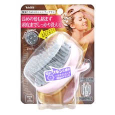 VeSS 髮質潔淨按摩洗髮梳, 長短交叉梳齒設計, 彈力按摩頭皮, KNS-600, 1個