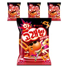 ORION 好麗友 鯨魚王脆餅 辣味, 4包, 56g