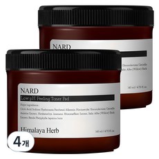 NARD 弱酸性去角質爽膚棉片 140ml, 70片, 4罐