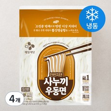 CJ제일제당 만번치댄 사누끼 우동면 5인분 (냉동), 1.15kg, 4개