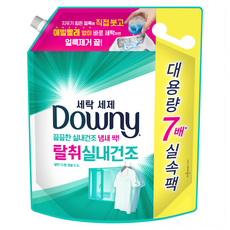 다우니 프리미엄 세탁세제 탈취 실내건조 액상세제 리필, 3.2L, 1개