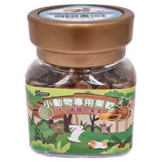 小動物果乾 綜合口味, 天然水果乾, 100g, 適用於所有齧齒類小動物, 1包