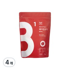 레인보우샵 베이킹소다 베이직, 2kg, 4개