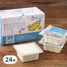 한둘 명인이 엄선된 국산콩으로 만든 한끼 순두부, 150g, 24개