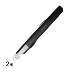 아날로그 크롬 커터칼, 블랙에디션, 2개 블랙에디션, 2개