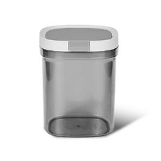y092磁吸奶粉分裝盒, 1個, Transparent container (lid color: Gray, White)