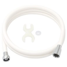 防垢 PVC 淋浴軟管 銀色 1.5m, 白色