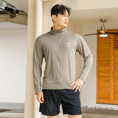 튜브트리 남성용 집업래쉬가드 상하의 세트 루즈핏 AE8205PA