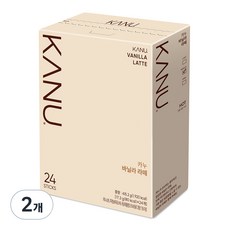 카누 바닐라 라떼 커피믹스, 17.3g, 24개입, 2개 17g, 24개입, 2개