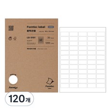 Formtec 標籤 LQ-3101 60標籤 20張, 6個