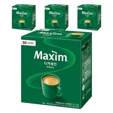 맥심 디카페인 커피믹스, 11.8g, 50개입, 4개