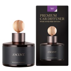 에이센트 프리미엄 차량용 디퓨저 세트 본품, 퍼플로즈, 120ml, 1개