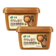 짠맛을줄인 건강한 재래된장, 500g, 2개