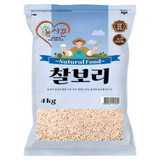 농사꾼 국산 찰보리쌀, 4kg, 1개 4kg, 1봉