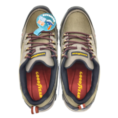GOODYEAR 固特異 男款低筒防水戶外鞋, 網布鞋面, 咖啡色, 290, 1雙