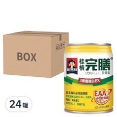 QUAKER 桂格 完膳 營養素3重優蛋白EX, 250ml, 24罐