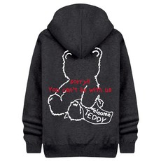 네스파 남성용 쏘리실루엣곰 후드집업 SHD_5002