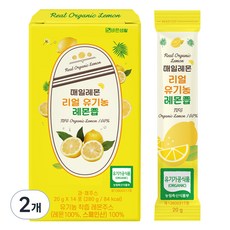 매일레몬 리얼 유기농 레몬즙, 280g, 2개 2세트