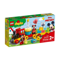 LEGO duplo 得寶 10941 米奇米妮生日火車積木 Set, 內含米奇、米妮與布魯托, 1盒