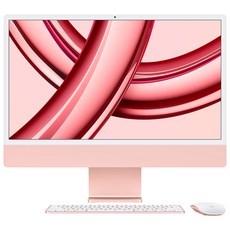 Apple 2023 아이맥 24 M3, 핑크, 10코어, 256GB, M3 8코어, 8GB