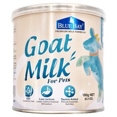 BLUE BAY 倍力 頂級羊奶粉, 低敏低乳糖配方，含EGF，易沖泡、易吸收、易消化，幫助皮毛更漂亮, 羊奶, 180g, 1罐