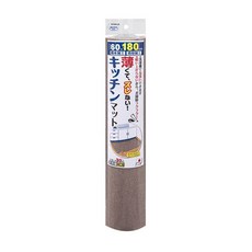 SANKO 日本製防水止滑廚房地墊180X60CM-咖啡色, 180 x 60 x 0.3cm, 1個