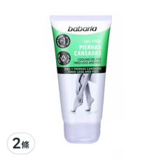 Babaria 腿足清涼舒緩凝膠 - 適用於長時間久站、運動後 - 150ml, 2條