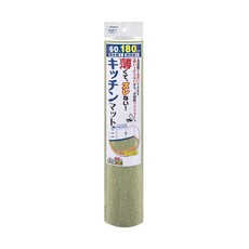 SANKO 日本製防水止滑廚房地墊 180x60cm 綠色, 180 x 60 x 0.3cm, 1個