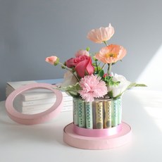 모리앤 정성으로 만드는 카네이션 용돈센터피스 DIY, 피치핑크