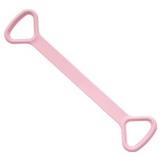 한봄누리 필라테스 요가 튜빙 스트레칭 홈트 근력운동 실리콘 밴드, 1개, 핑크