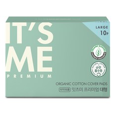 잇츠미 퓨어앤핏 프리미엄 생리대 날개형, 대형, 10개입, 1개