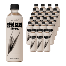 달차 검정보리라떼, 410ml, 24개