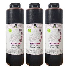 TAIWAN SWEET FARM 台灣好田 綜是享喝100%葡萄綜合果汁 880毫升, 880ml, 3瓶