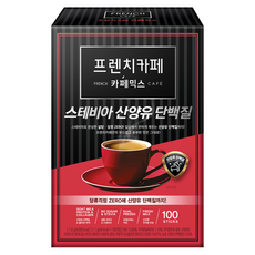 프렌치카페 카페믹스 스테비아 산양유 단백질, 11.1g, 1개, 100개입