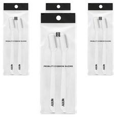 MERZY Probility修眉刀 2入, 4組, 白色