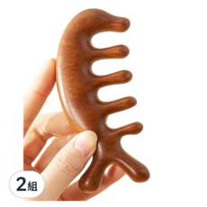 魚型按摩梳 Set 2, 檜木材質, 11.3*5.2*1.8cm, 2組