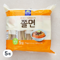 면사랑 냉장 쫄면 5입, 1kg, 5개