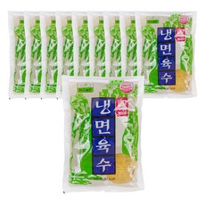 칠갑농산 냉면육수, 10개, 300ml
