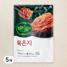 비비고 묵은지, 5개, 400g