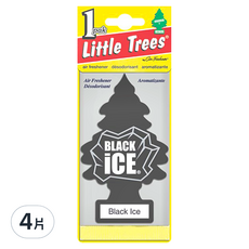 Little Trees 小樹香片 黑鑽, 香味持久自然 清新怡人 時髦可愛 輕巧易掛, 7g, 4片