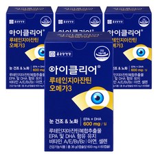 아이클리어 루테인 지아잔틴 오메가3, 60정, 4개