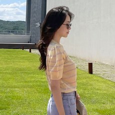 반팔라운드니트