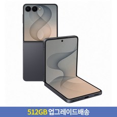 [256GB → 512GB 업그레이드] 삼성전자 갤럭시 Z Flip8 자급제, 그라파이트, 256GB