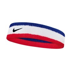 NIKE 耐吉 SWOOSH 頭帶, 藍色 + 白色 + 紅色, 1個