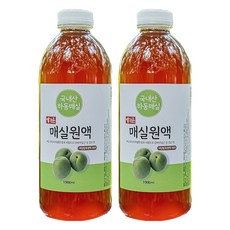 예가촌 100% 하동 국산 발효 매실원액, 1L, 2개 1000ml, 2개