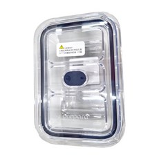 prepara 沛樂生活 Latchlok CLICK系列 TRITAN保鮮盒 4號, 耐熱-18°C~100°C, 1500ml, PPR03-00096BL 海軍藍 1.5L, 1個