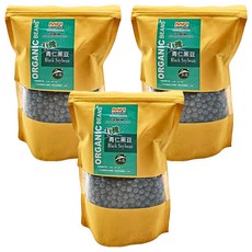 茂喜食品 有機青仁黑豆, 400公克, 台灣產, 400g, 3包